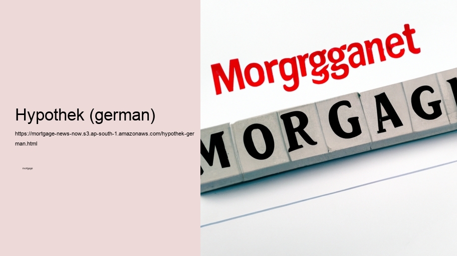 hypothek (german)